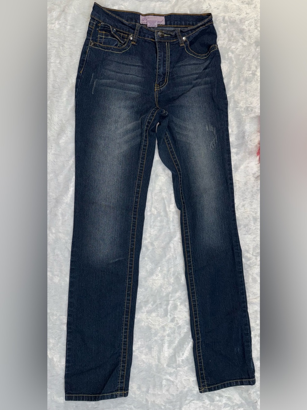 Y2K Gumm Jeans Classic Straight Leg in Dark Blue